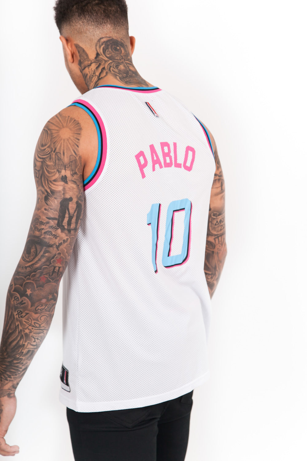 Sixth June - Maillot basket Pablo 10 blanc