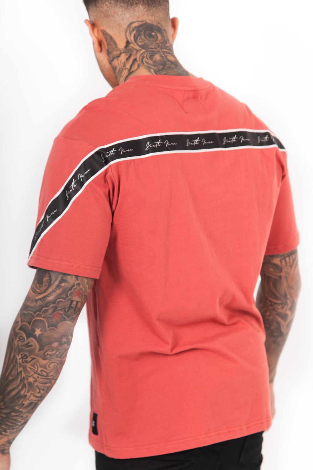 Sixth June - T-Shirt bandes dos rouge