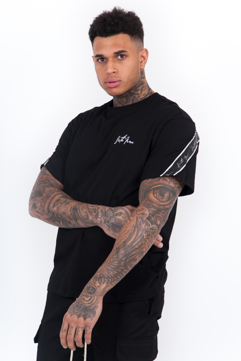 Sixth June - T-Shirt bandes dos noir