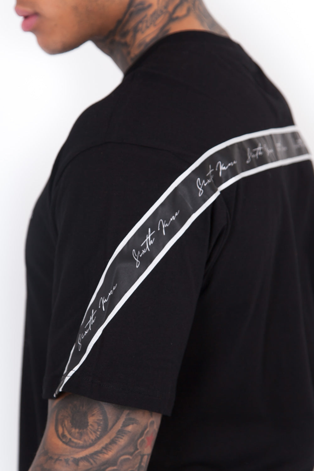 Sixth June - T-Shirt bandes dos noir