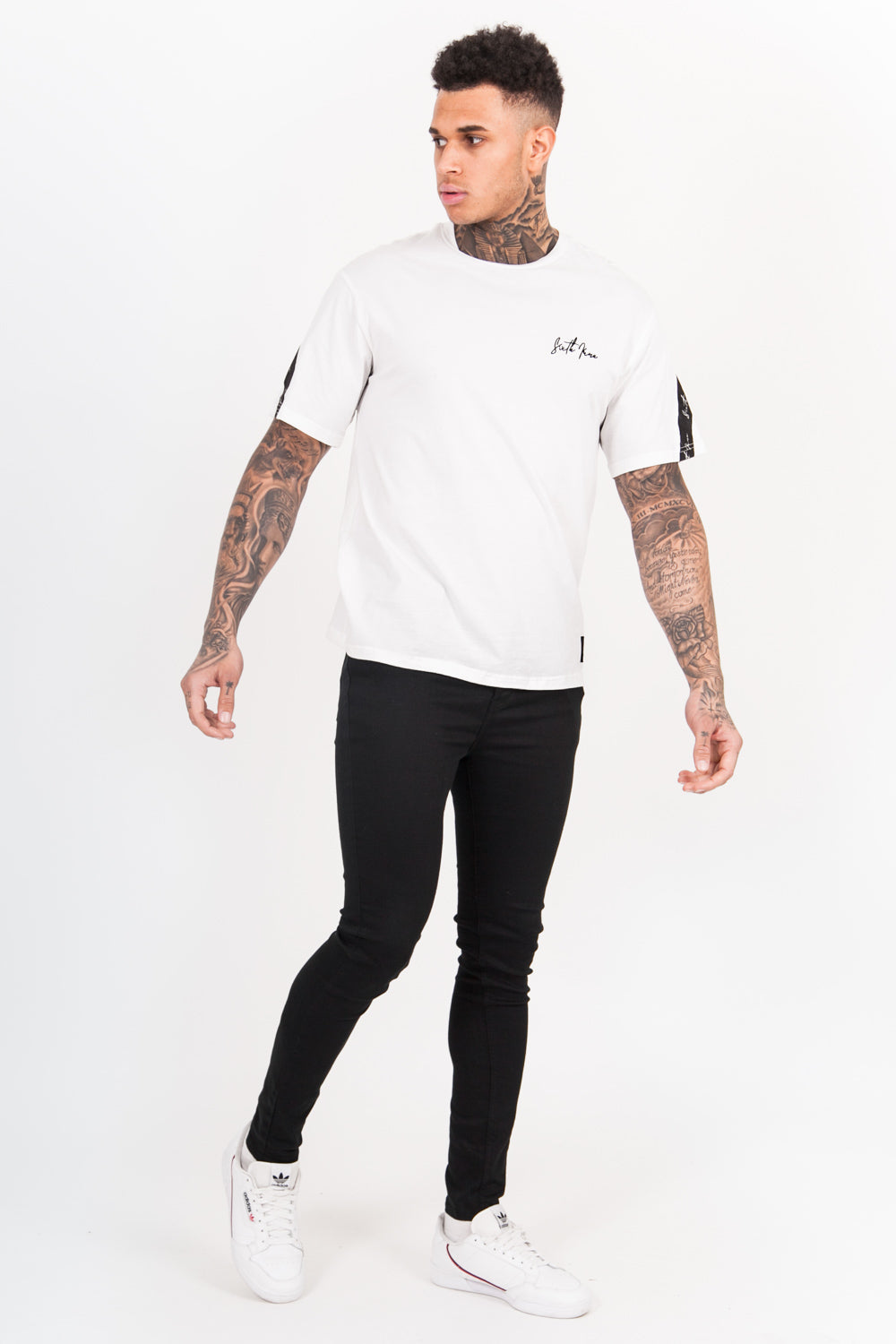 Sixth June - T-Shirt bandes dos blanc