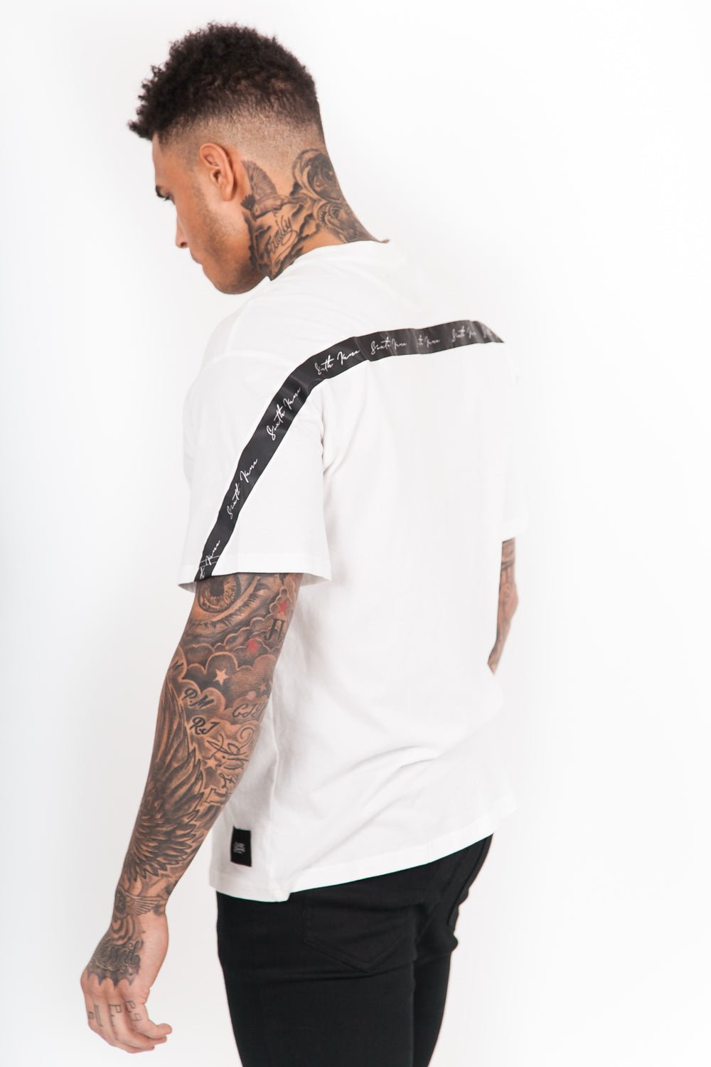 Sixth June - T-Shirt bandes dos blanc