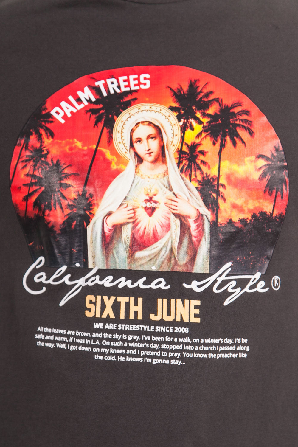 Sixth June - T-Shirt california style noir