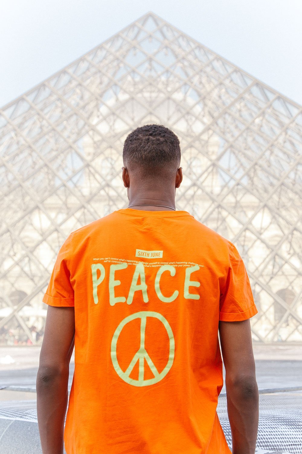 Sixth June - T-Shirt Vision of future orange