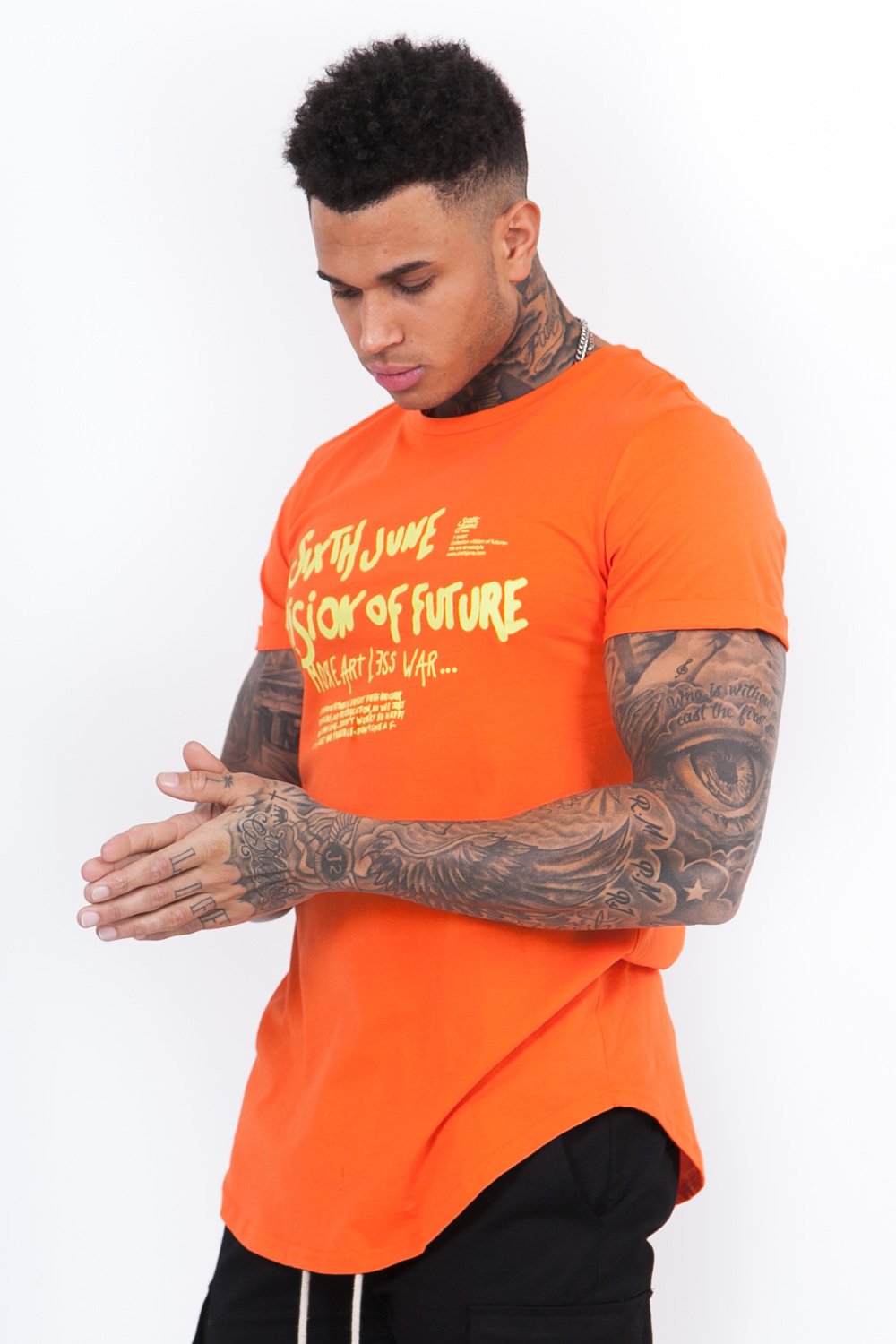 Sixth June - T-Shirt Vision of future orange