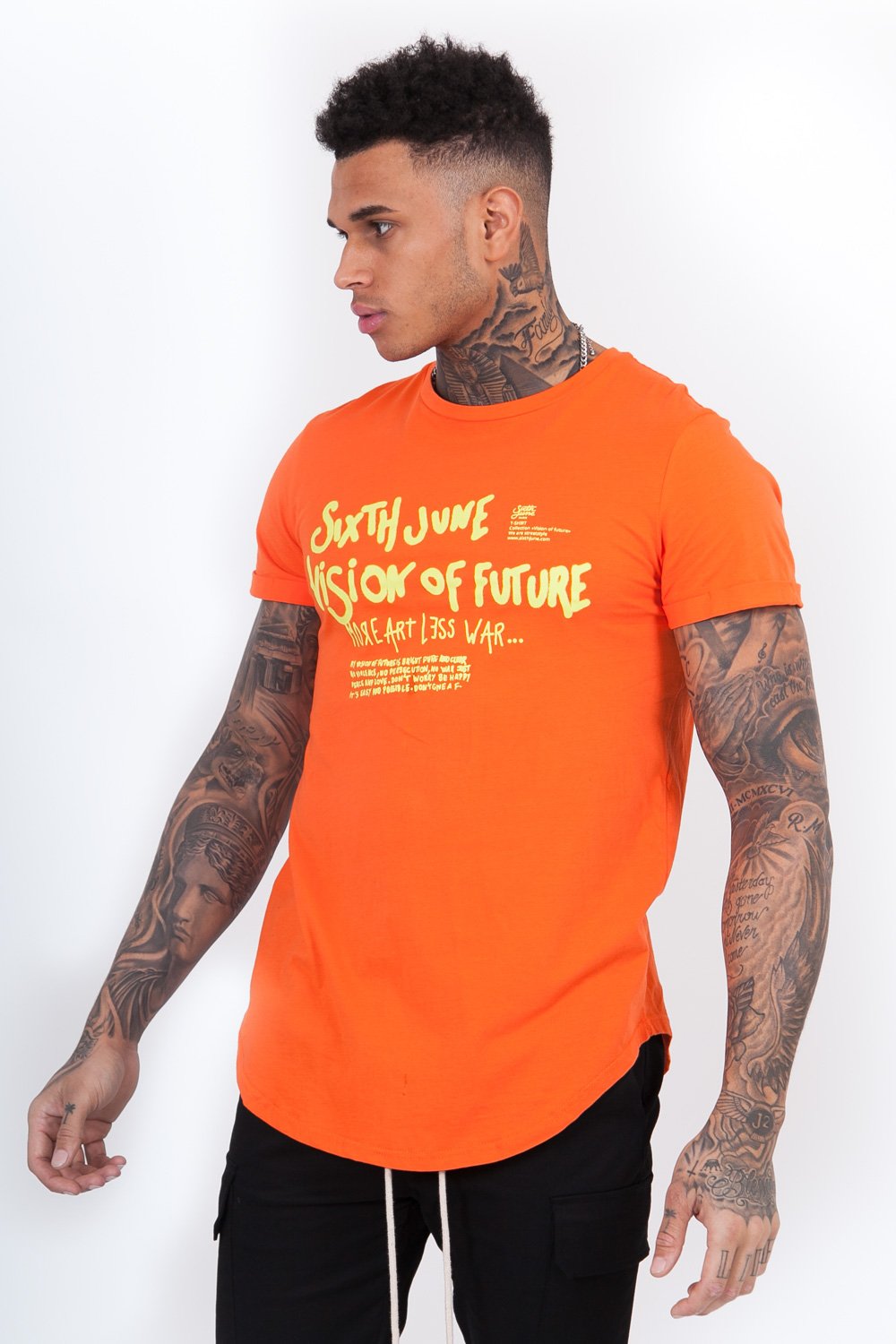 Sixth June - T-Shirt Vision of future orange