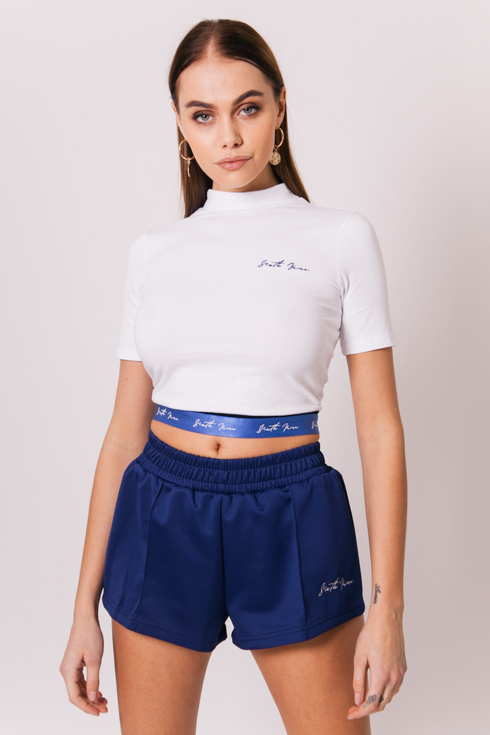 Sixth June - T-Shirt bande logo signature blanc