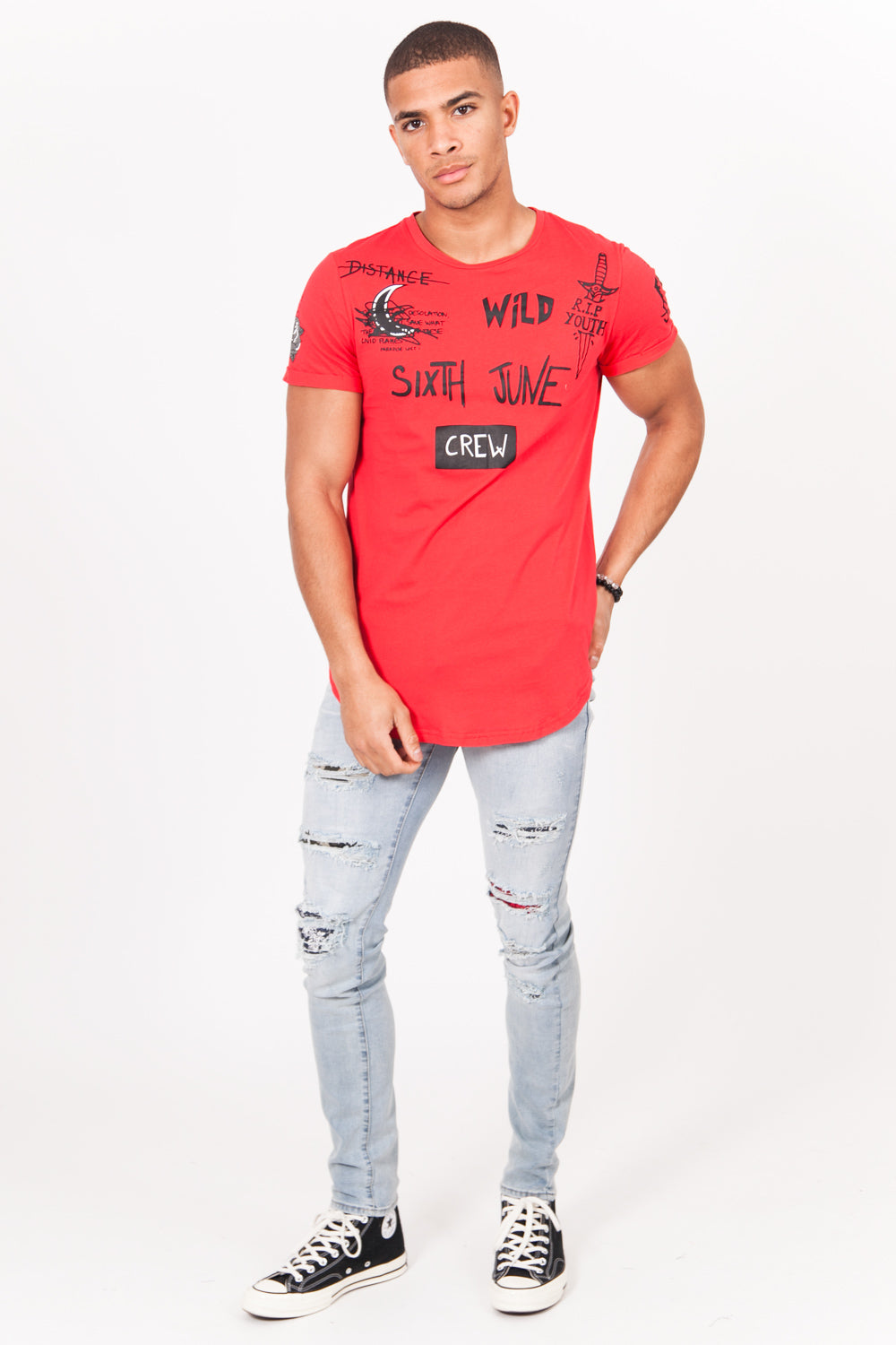 Sixth June - T-shirt crew rouge