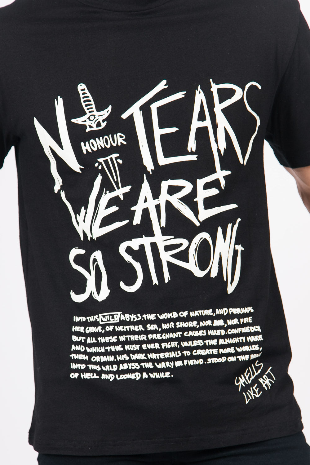 Sixth June - T-Shirt imprimés fluorescents noir