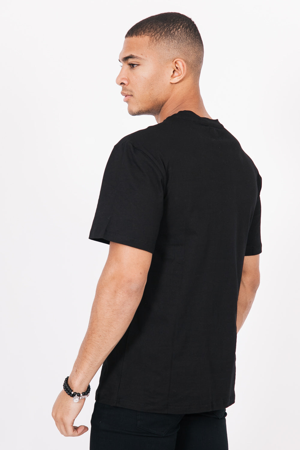 Sixth June - T-Shirt imprimés fluorescents noir