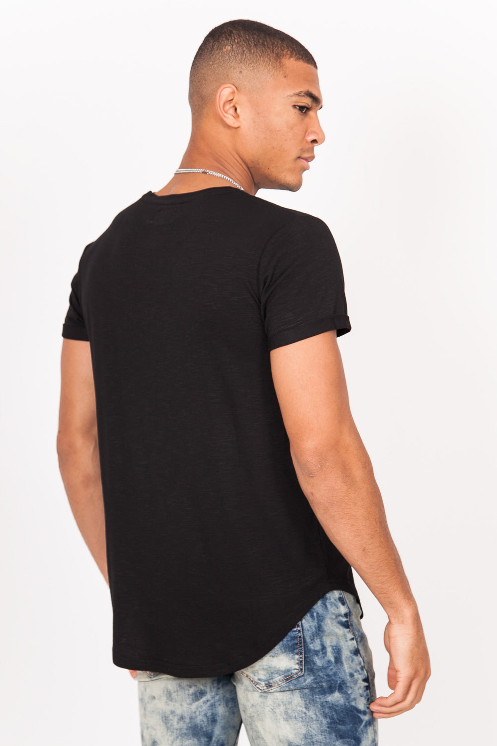 Sixth June - T-shirt gothique "designed in Paris" noir blanc