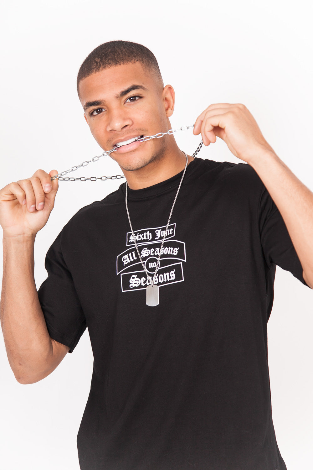 Sixth June - T-shirt gothique All seasons noir