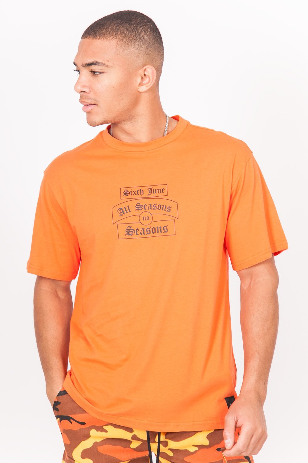 Sixth June - T-shirt gothique All seasons orange