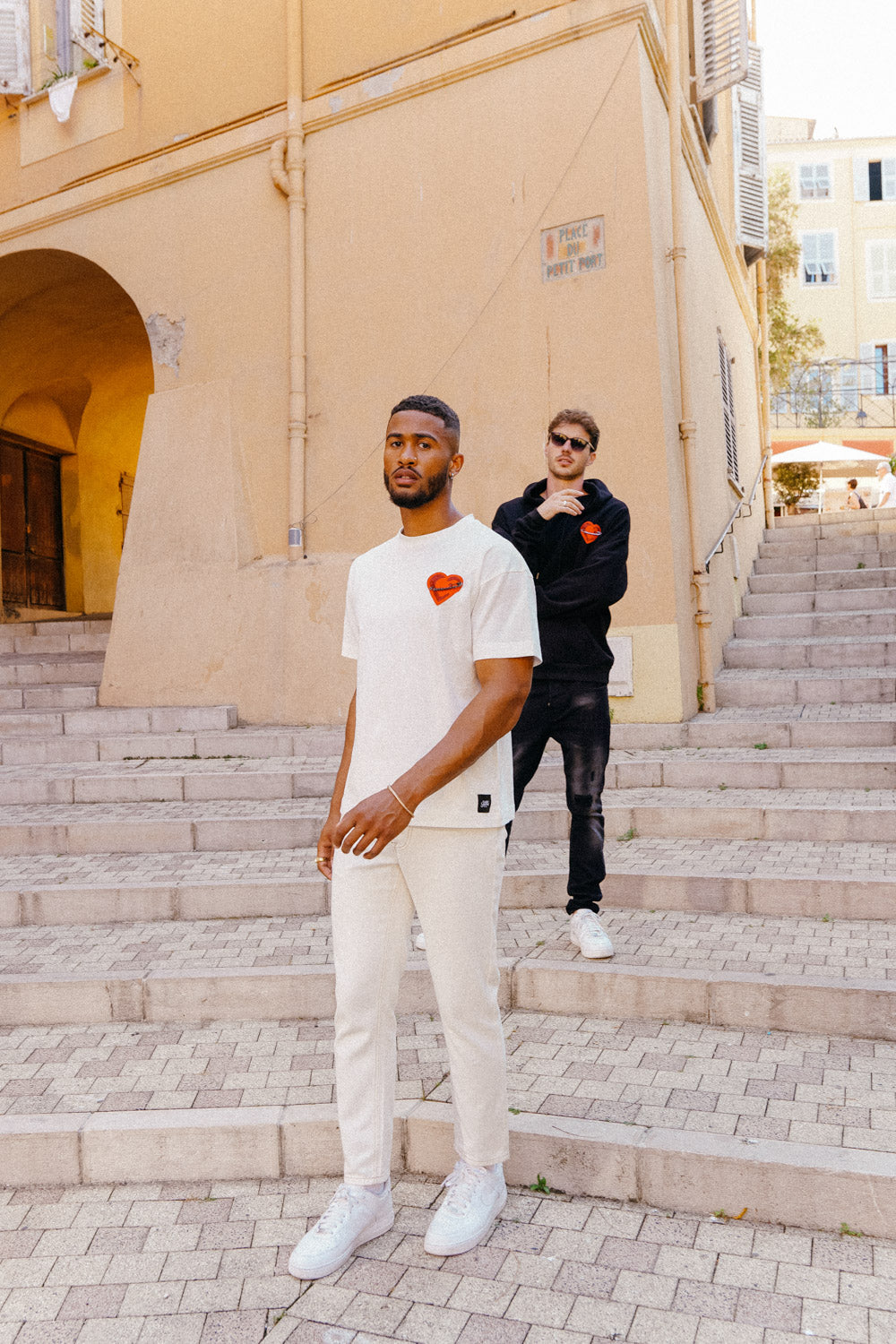 Sixth June - T-shirt coeur brodé Blanc