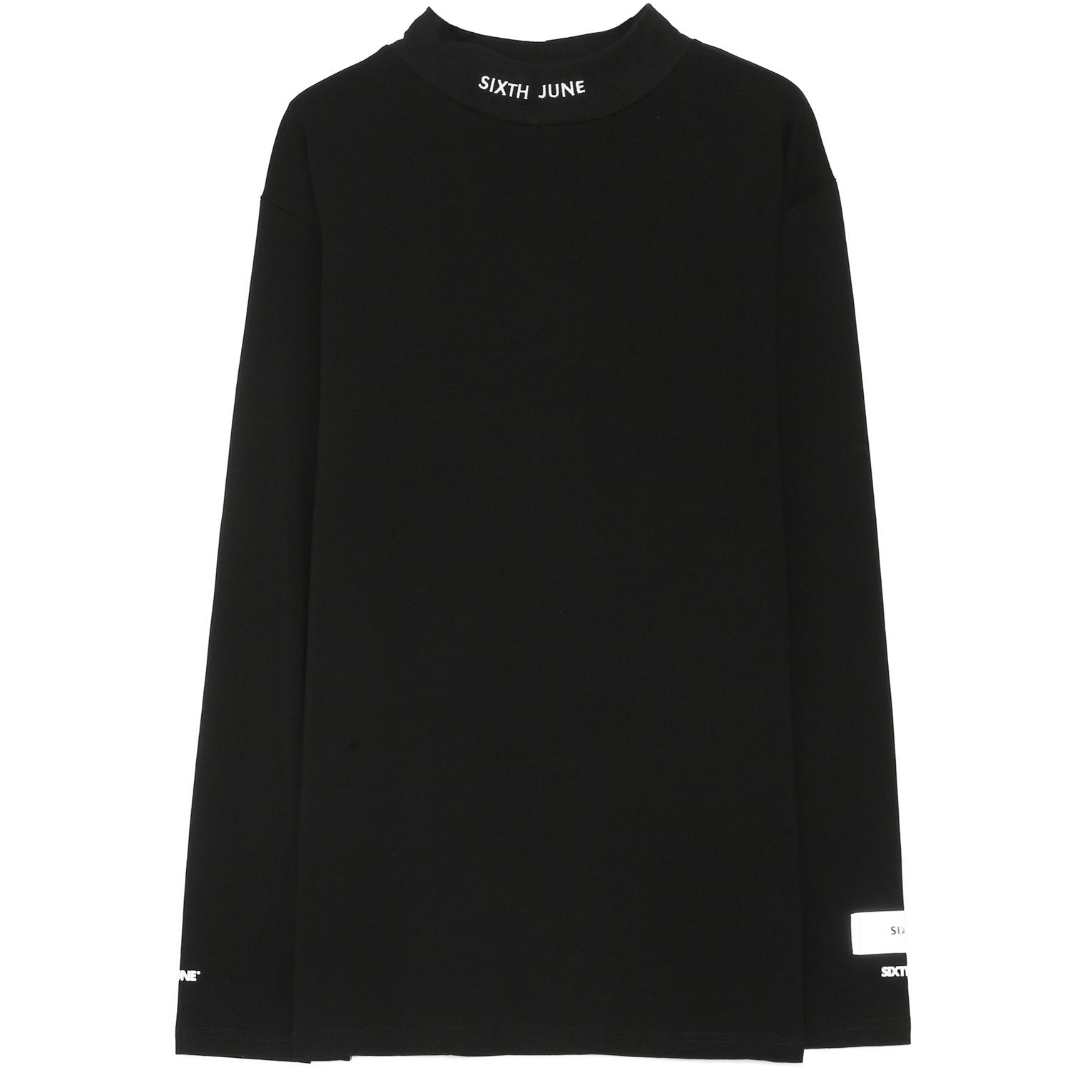 Sixth June - T-shirt col cheminée logo Noir