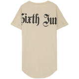 Sixth June - T-shirt gothique imprimé beige