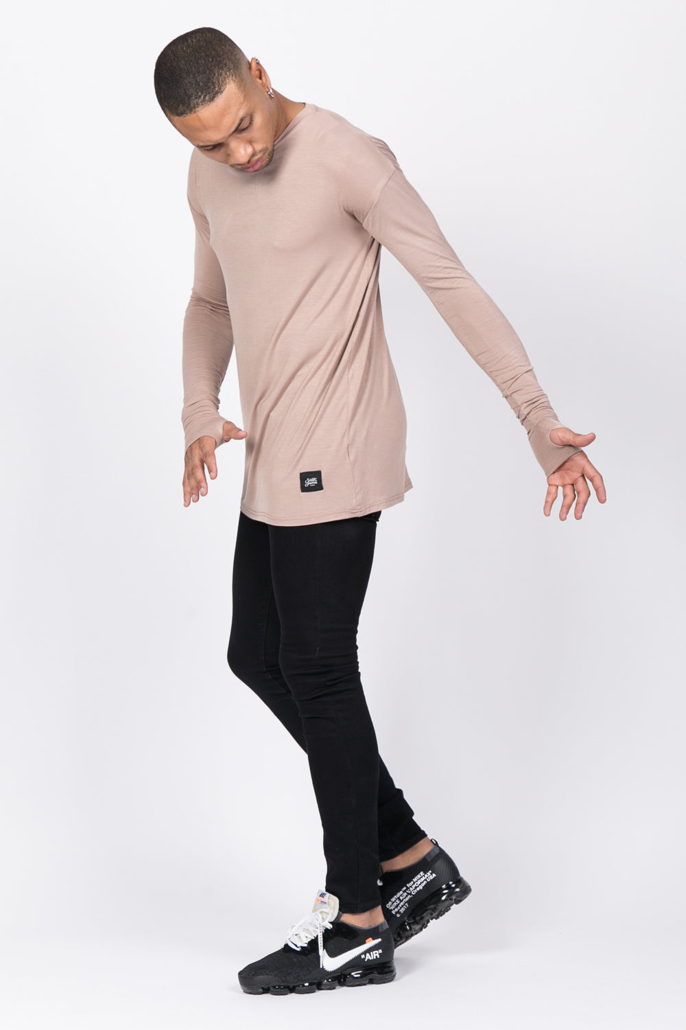 Sixth June - T-shirt manches longues beige 1073C