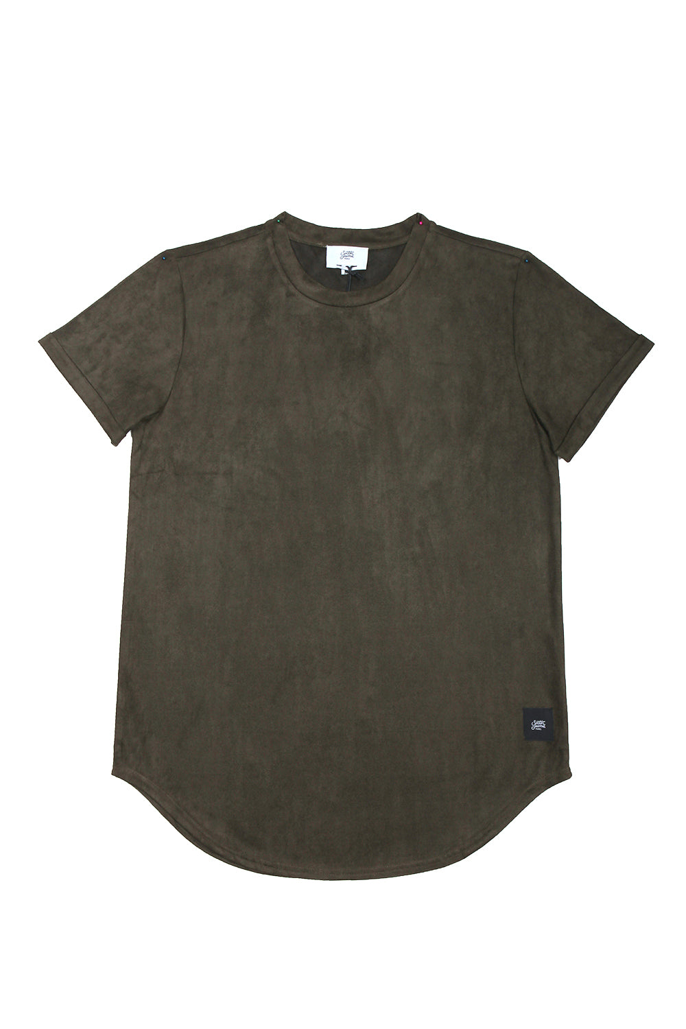 Sixth June - T-shirt suédine oversize kaki 1925V