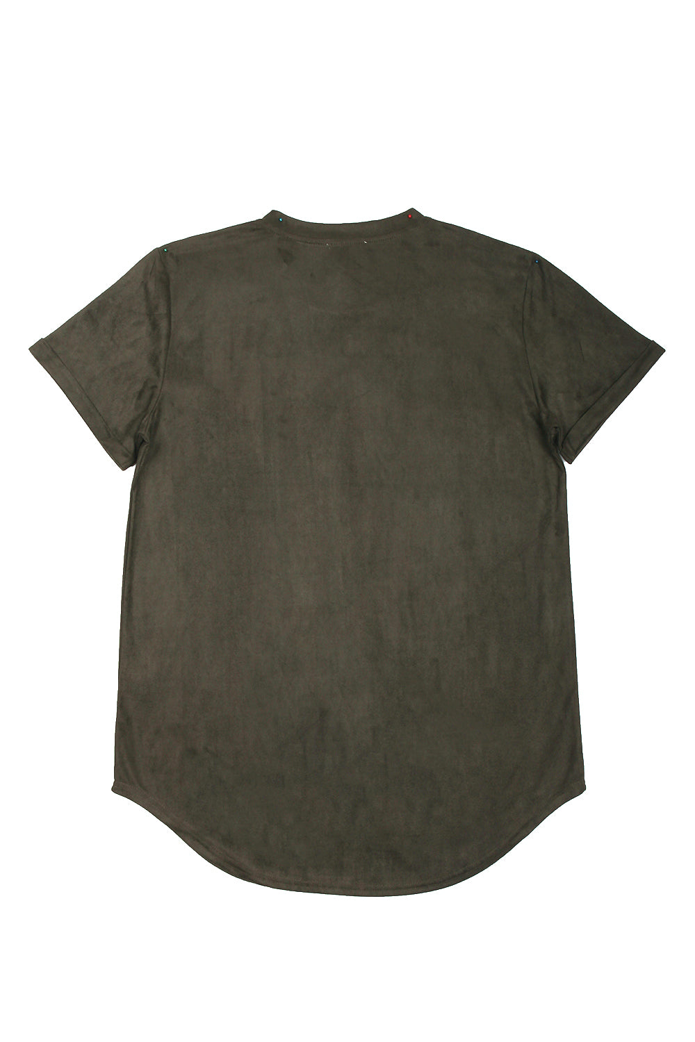 Sixth June - T-shirt suédine oversize kaki 1925V