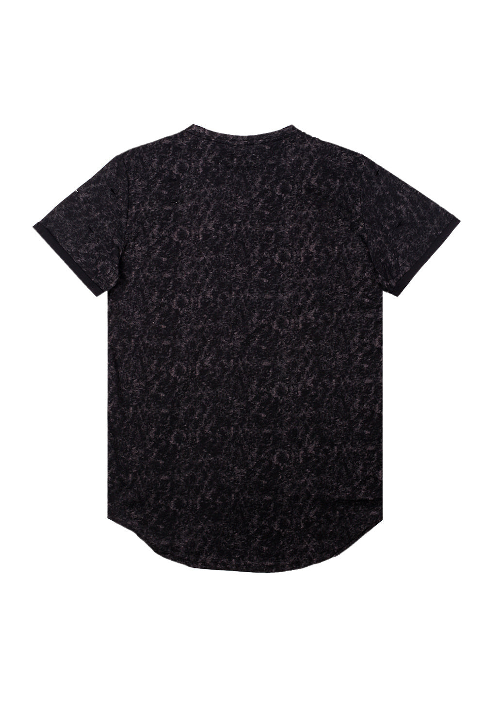 Sixth June - T-shirt délavé Acid wash noir M2137PTL