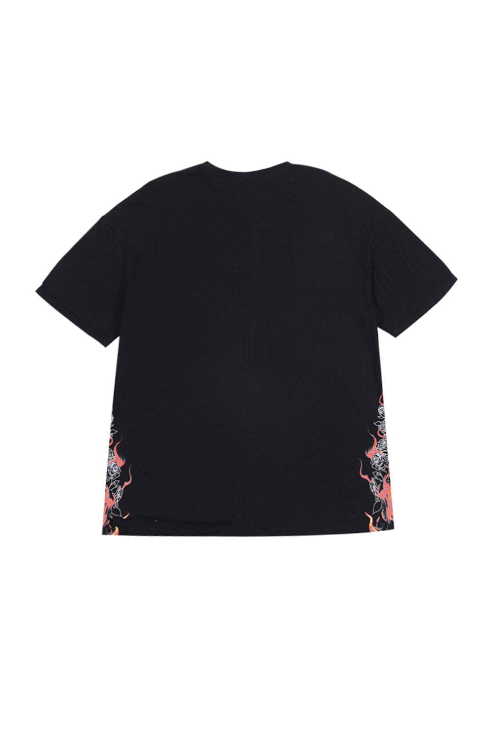 Sixth June - T-shirt fire print destroyed black M2530VTS