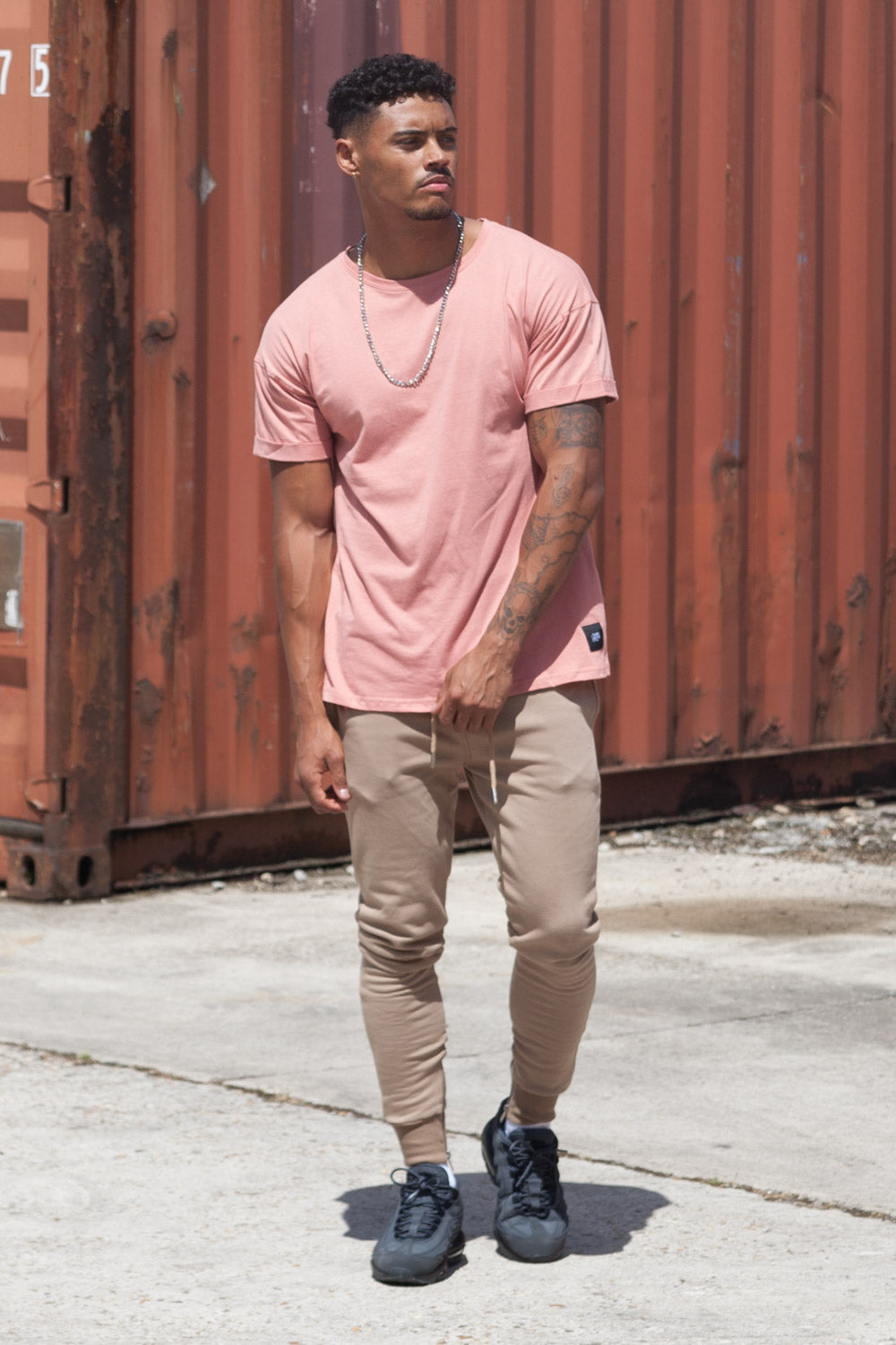 Sixth June - T-shirt épaules tombantes rose