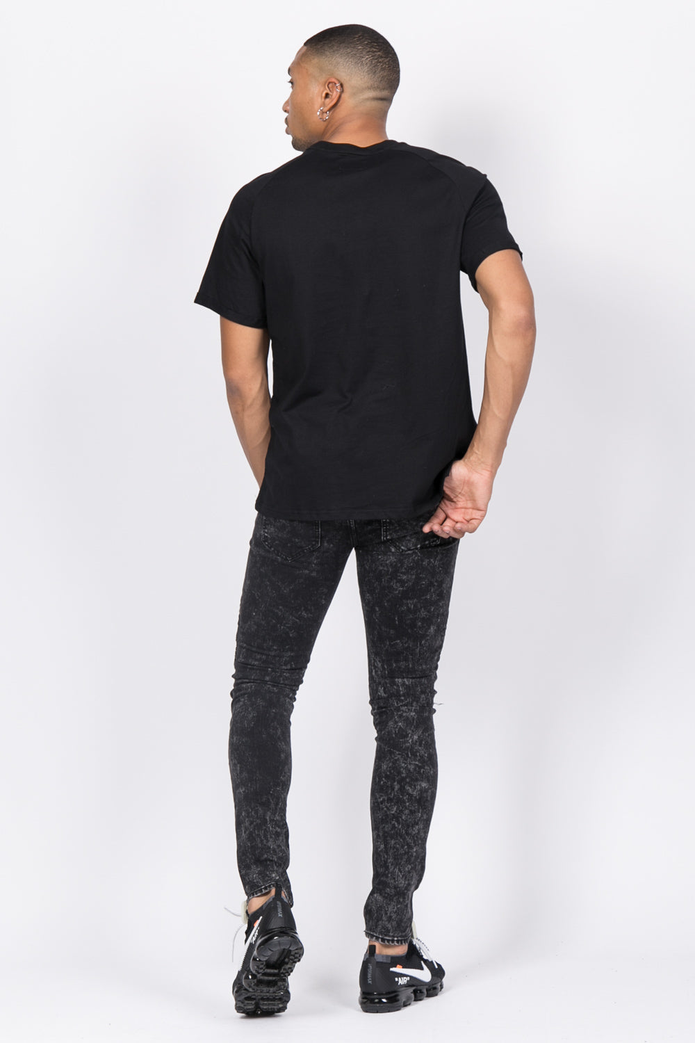 Sixth June - T-shirt raglan logo noir