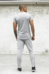 Sixth June - T-shirt zips côtés gris clair