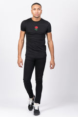 Sixth June - T-shirt patch zips noir