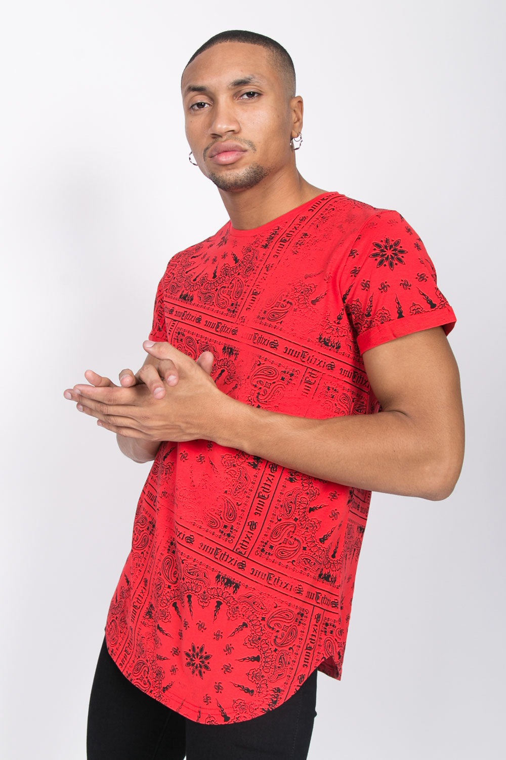 Sixth June - T-shirt all over bandana rouge