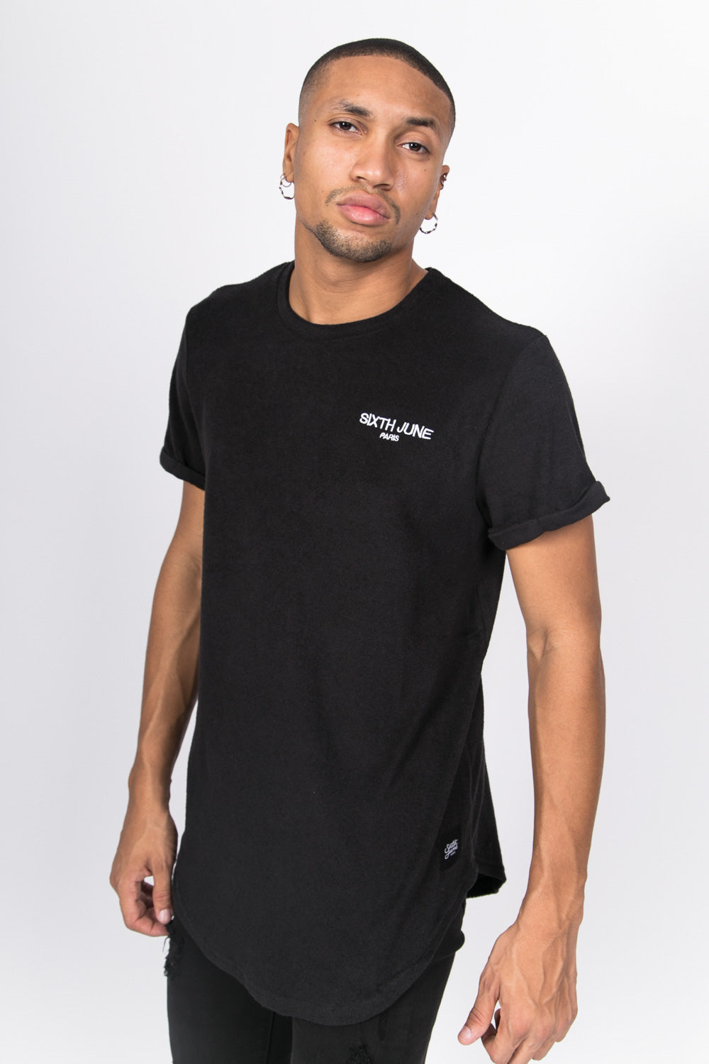 Sixth June - T-shirt towel logo noir