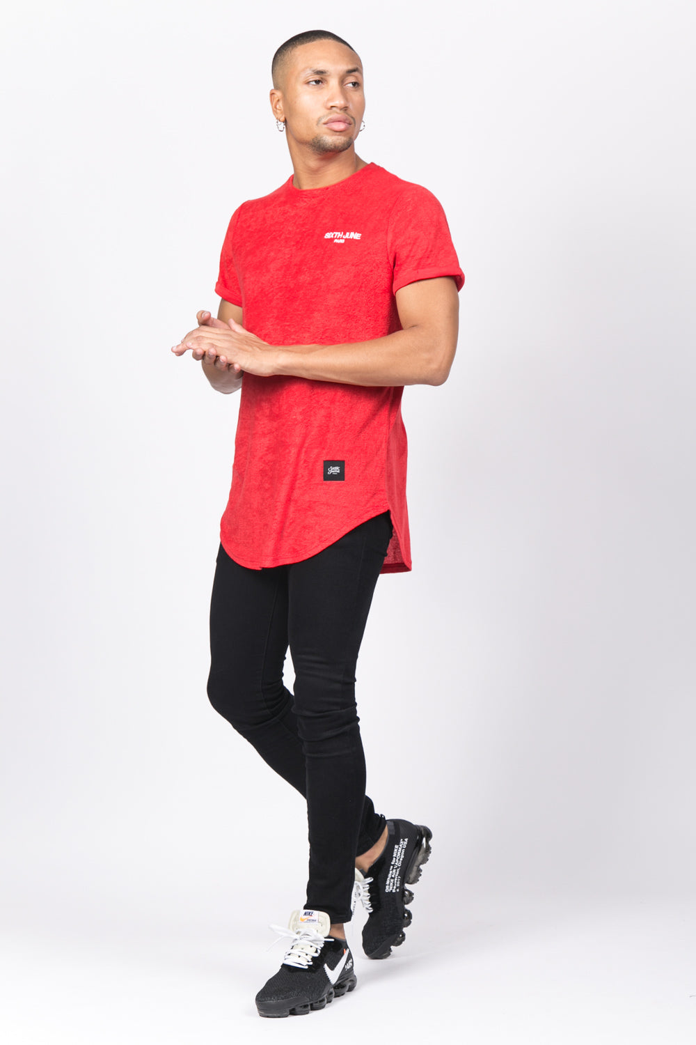 Sixth June - T-shirt towel logo rouge