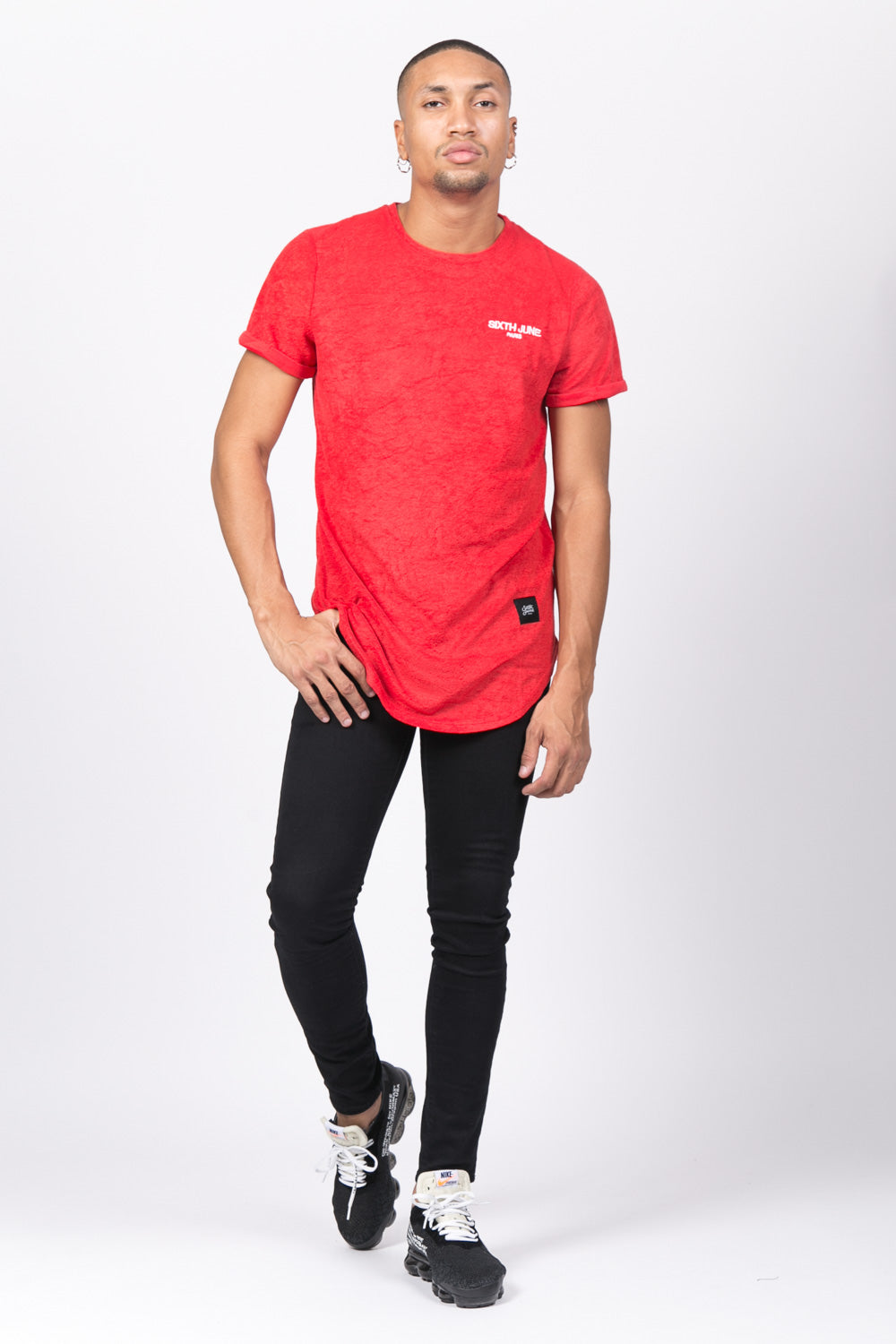 Sixth June - T-shirt towel logo rouge