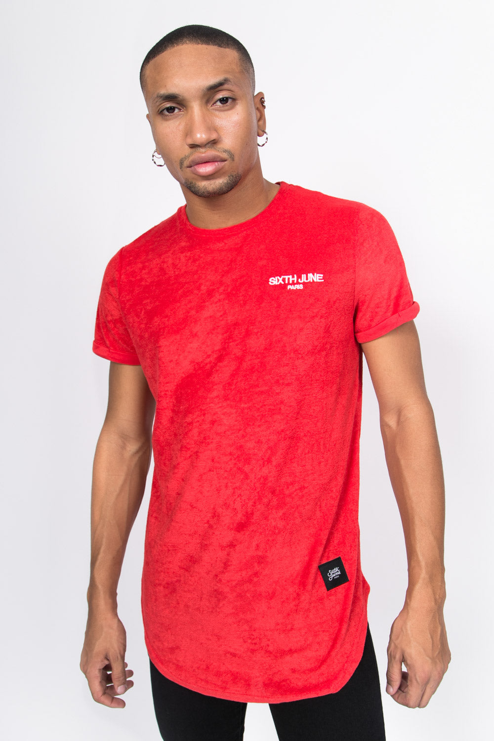 Sixth June - T-shirt towel logo rouge