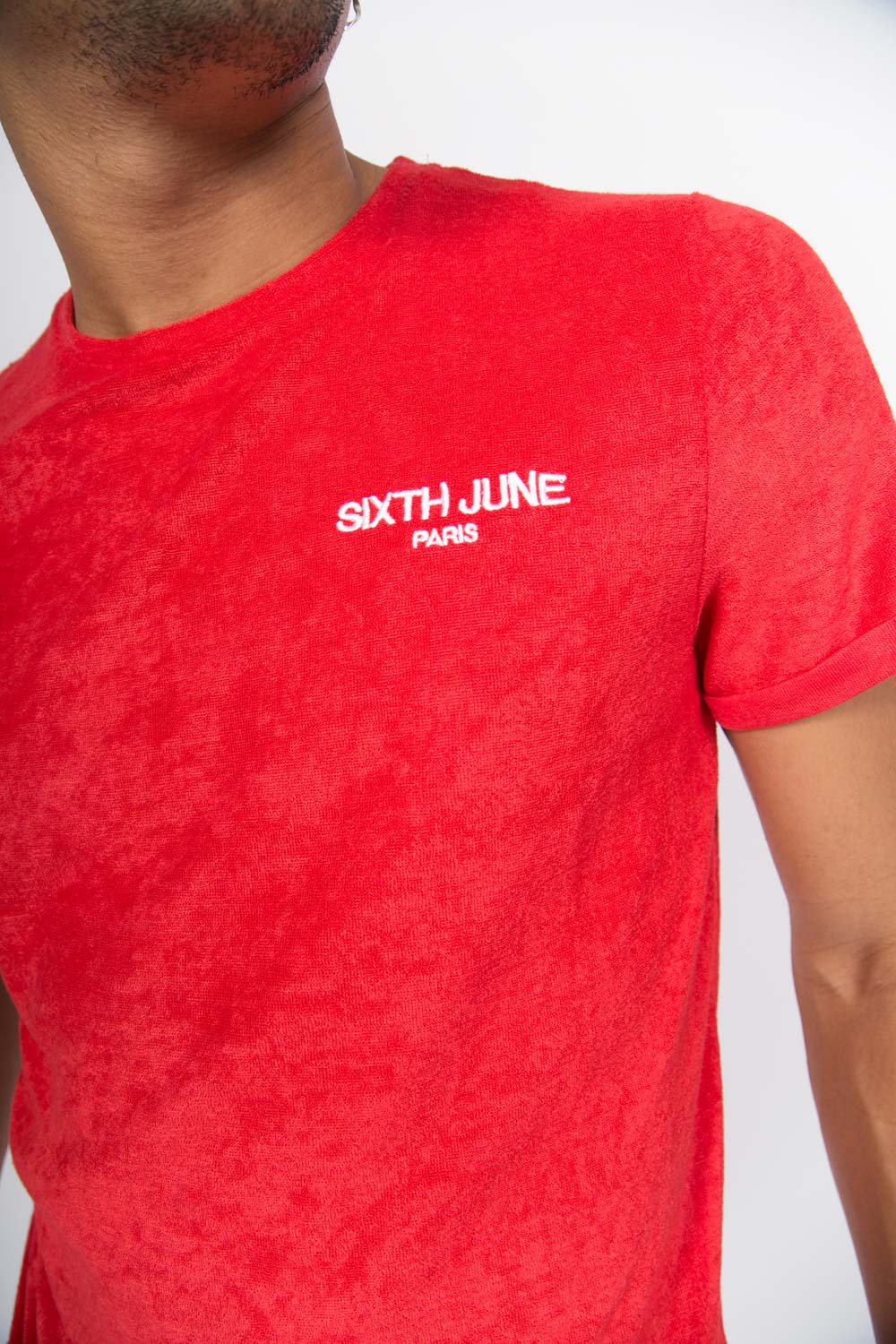 Sixth June - T-shirt towel logo rouge