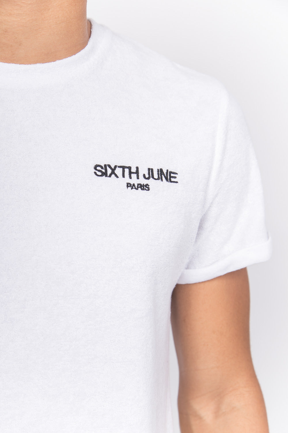 Sixth June - T-shirt towel logo blanc