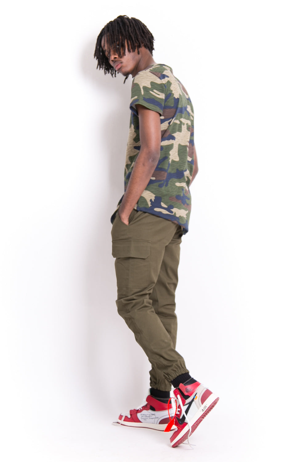 Sixth June - T-shirt camouflage signature vert