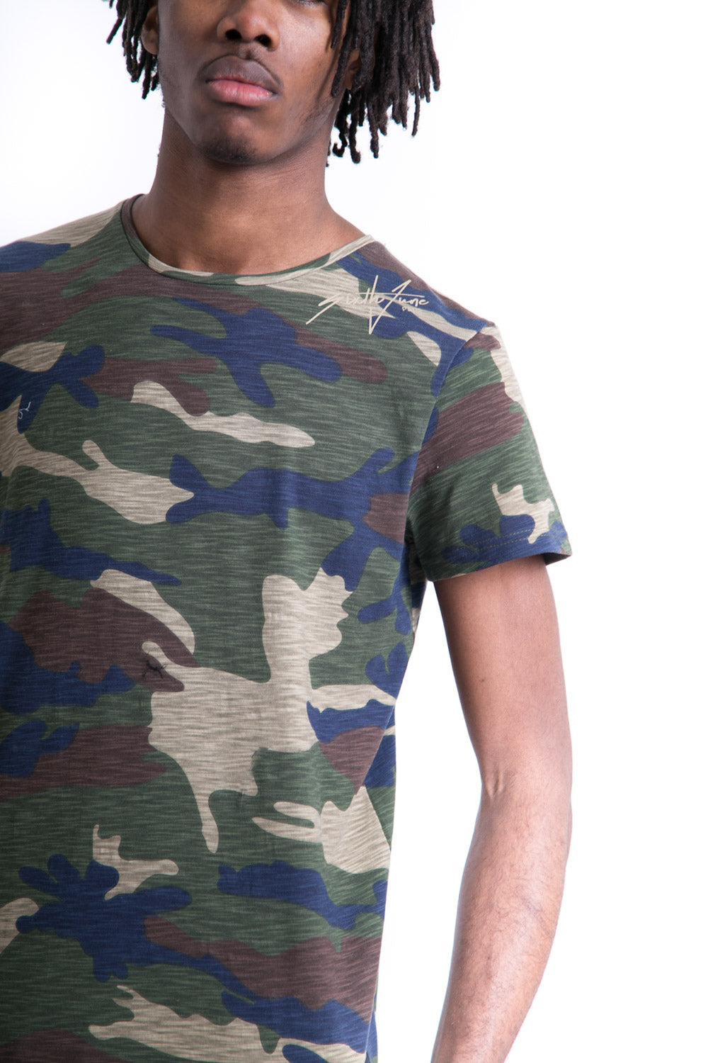 Sixth June - T-shirt camouflage signature vert