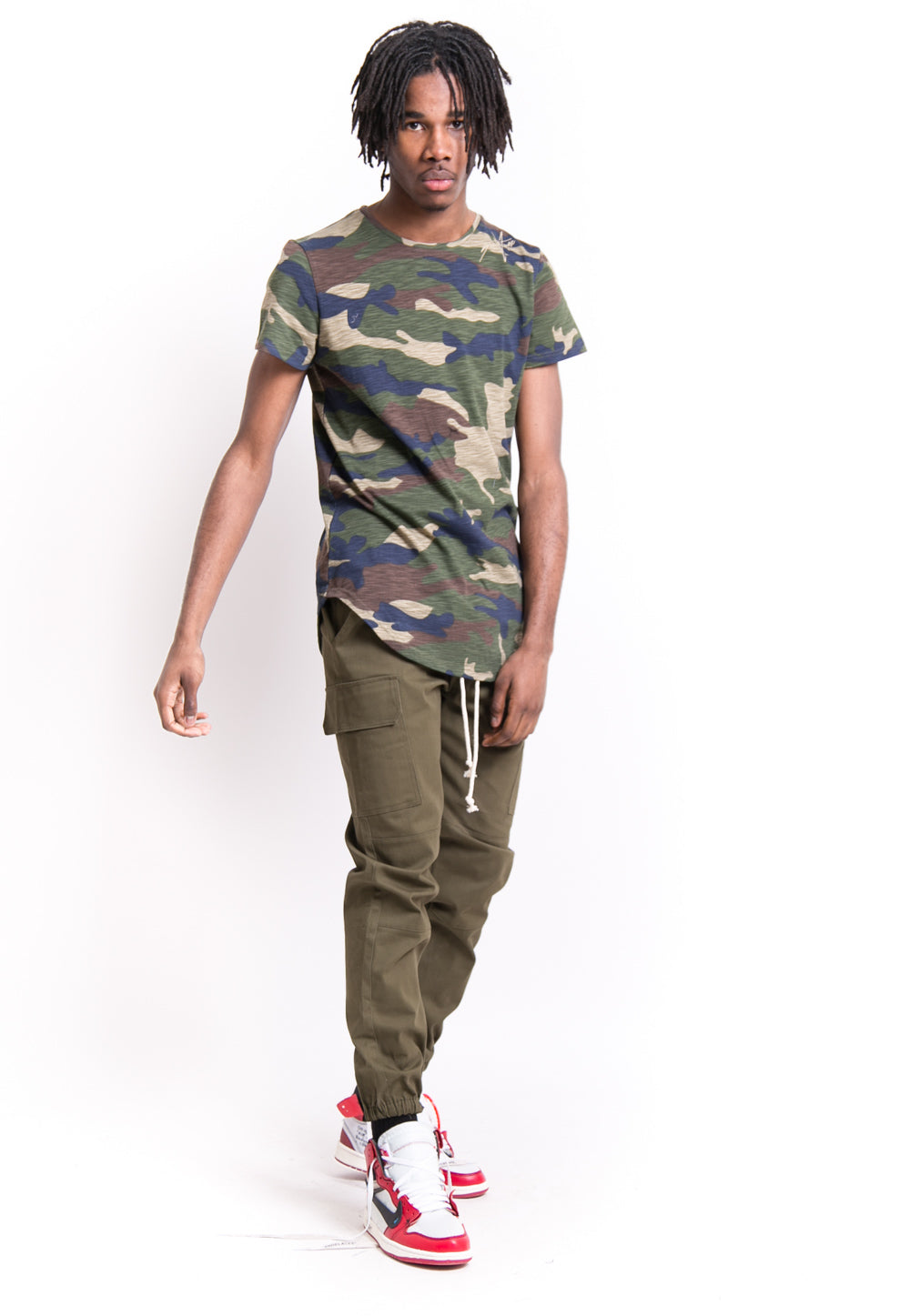 Sixth June - T-shirt camouflage signature vert
