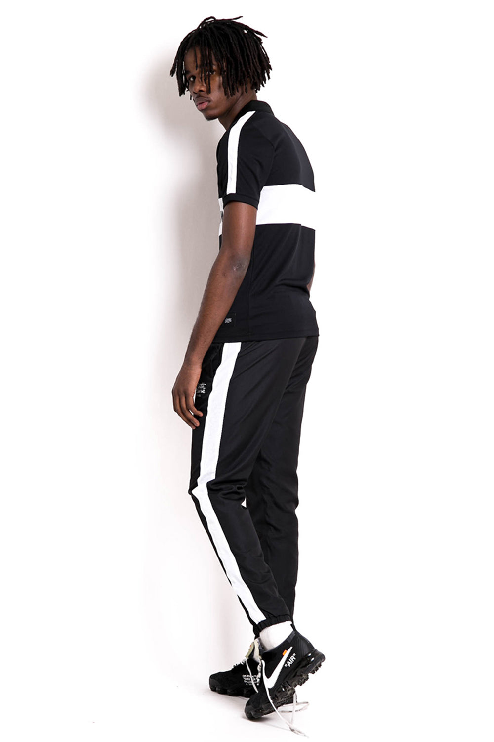 Sixth June - Maillot col football league noir