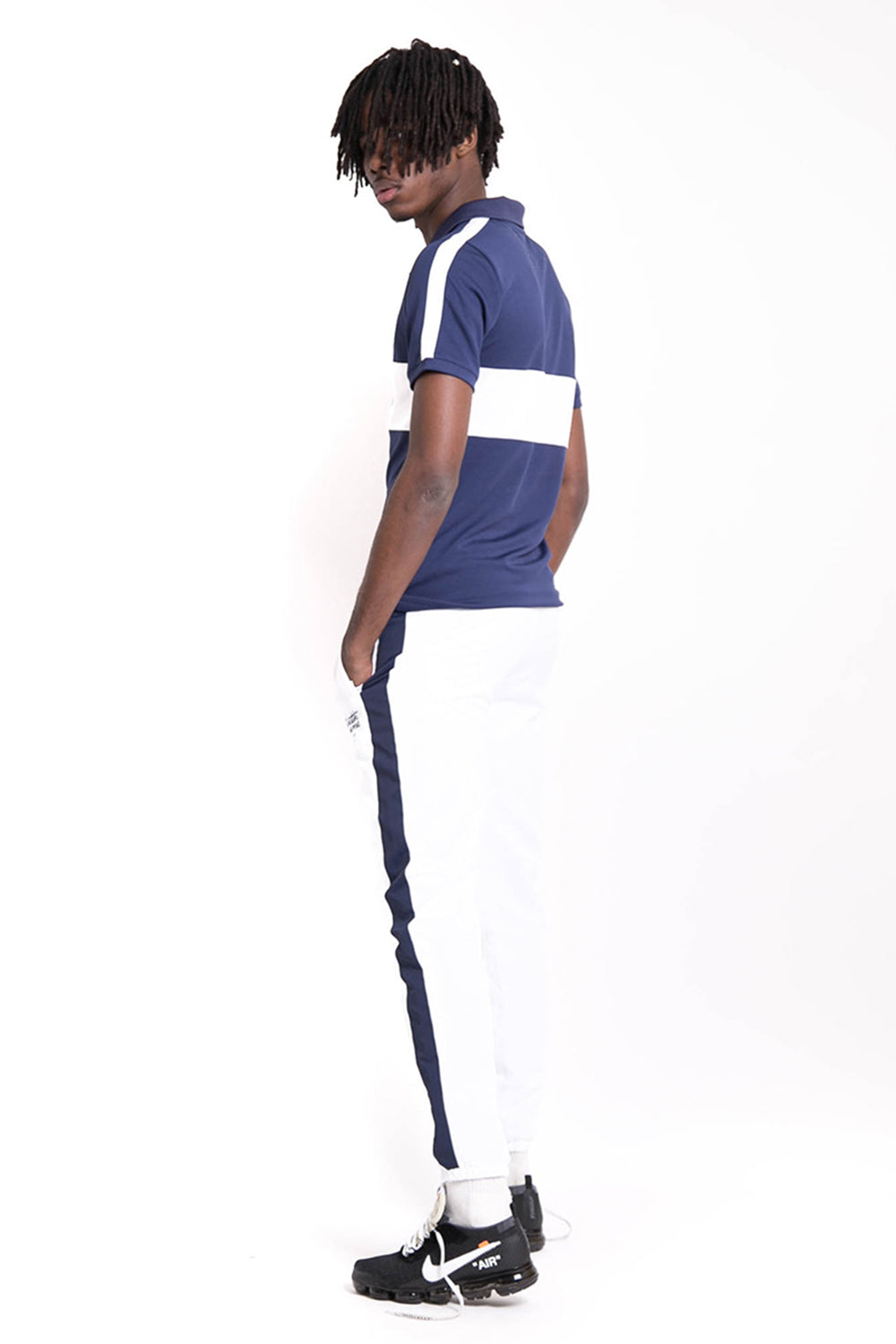 Sixth June - Maillot col football league bleu