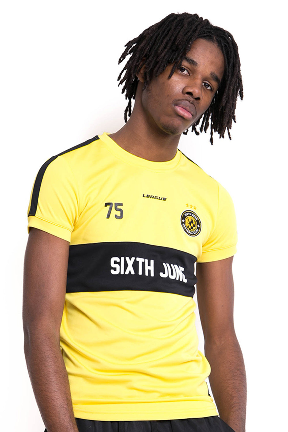 Sixth June - Maillot football league jaune