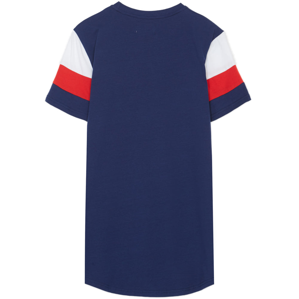 Sixth June - T-shirt manches tricolores bleu rouge blanc