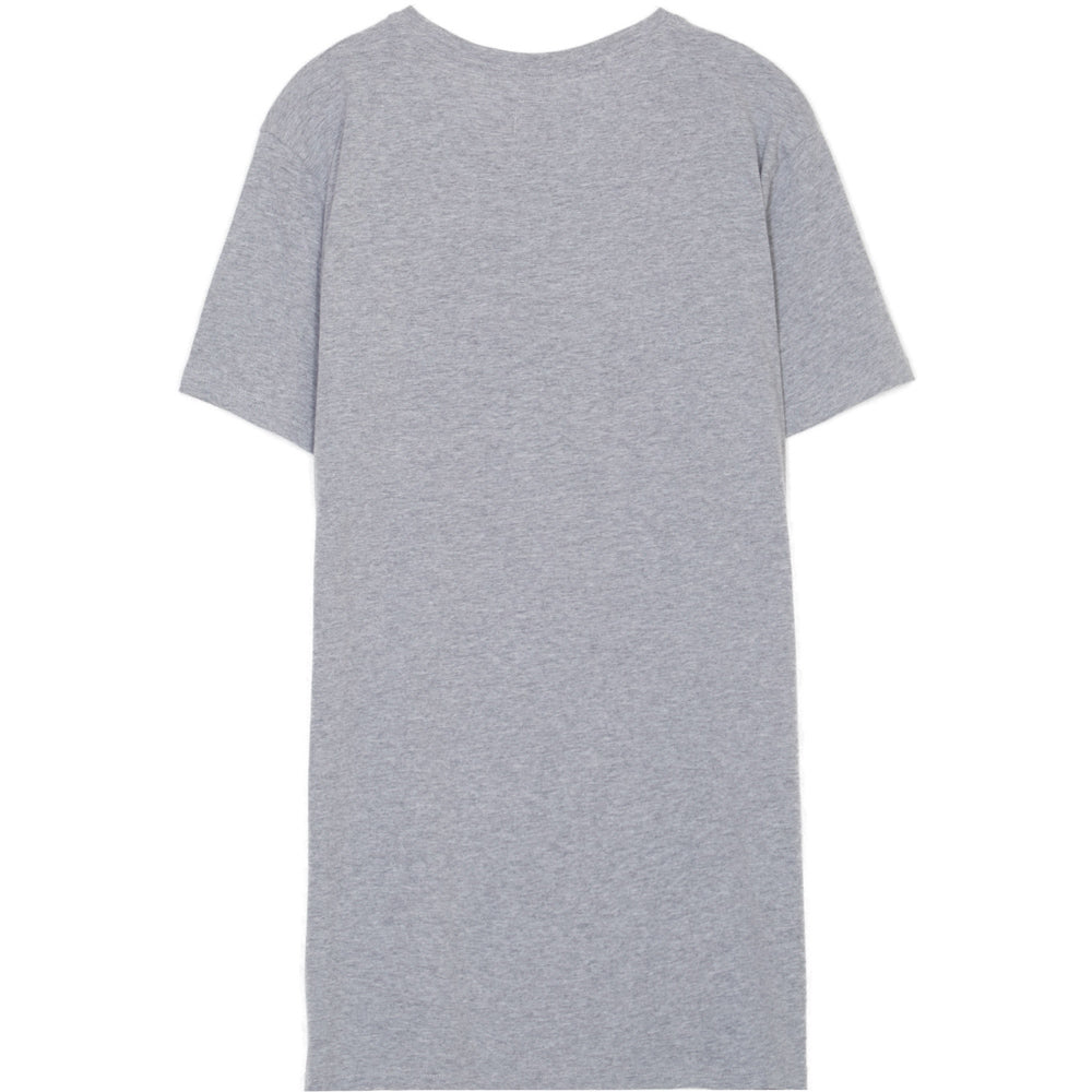 Sixth June - T-shirt long Propaganda fluo gris