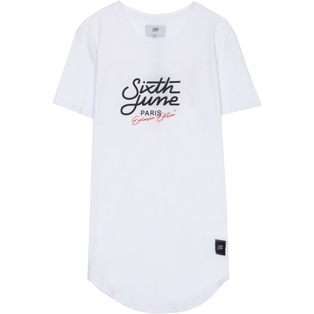 Sixth June - T-shirt anniversaire 10 ans blanc
