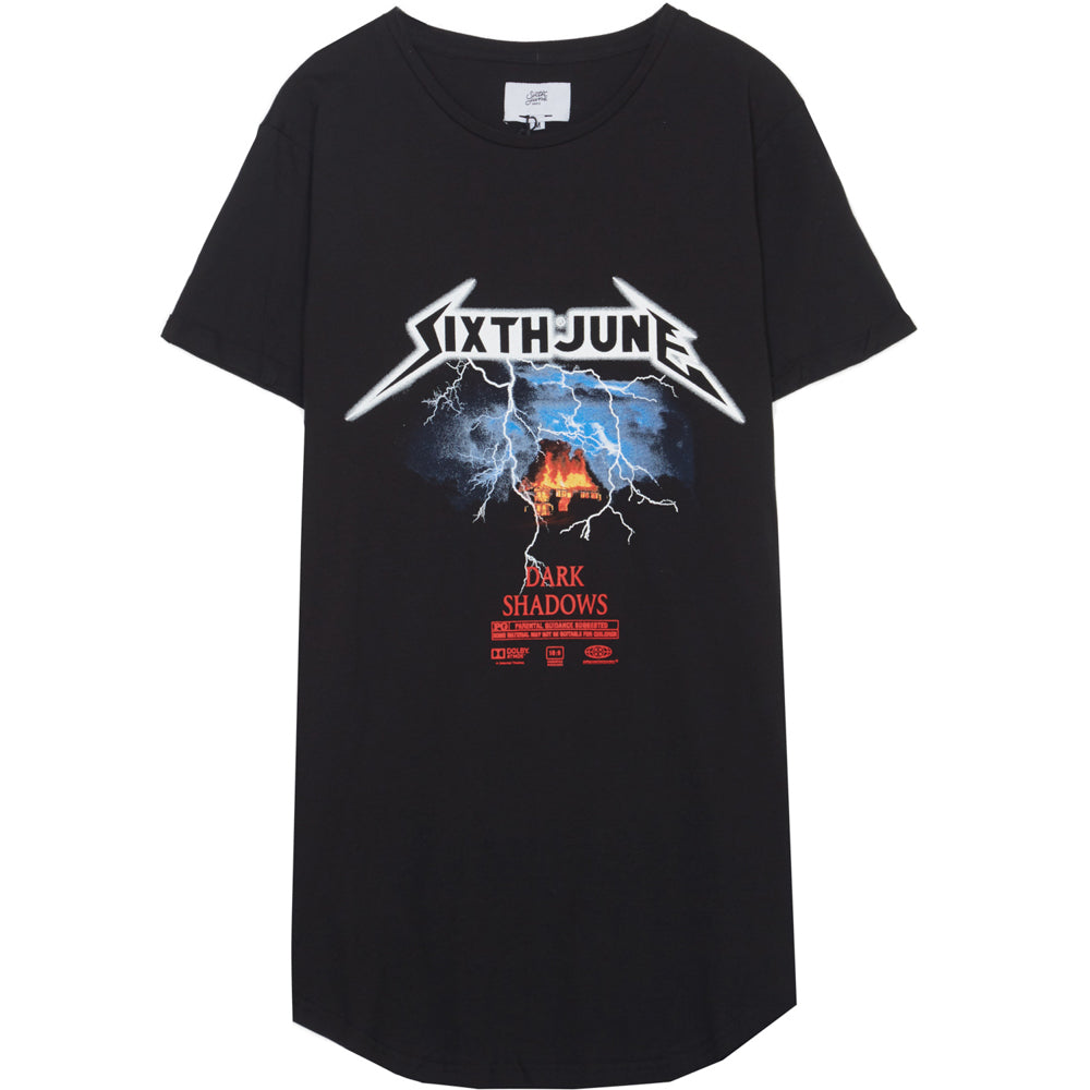 Sixth June - T-shirt film Dark Shadows noir