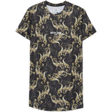Sixth June - T-Shirt baroque all-over noir or