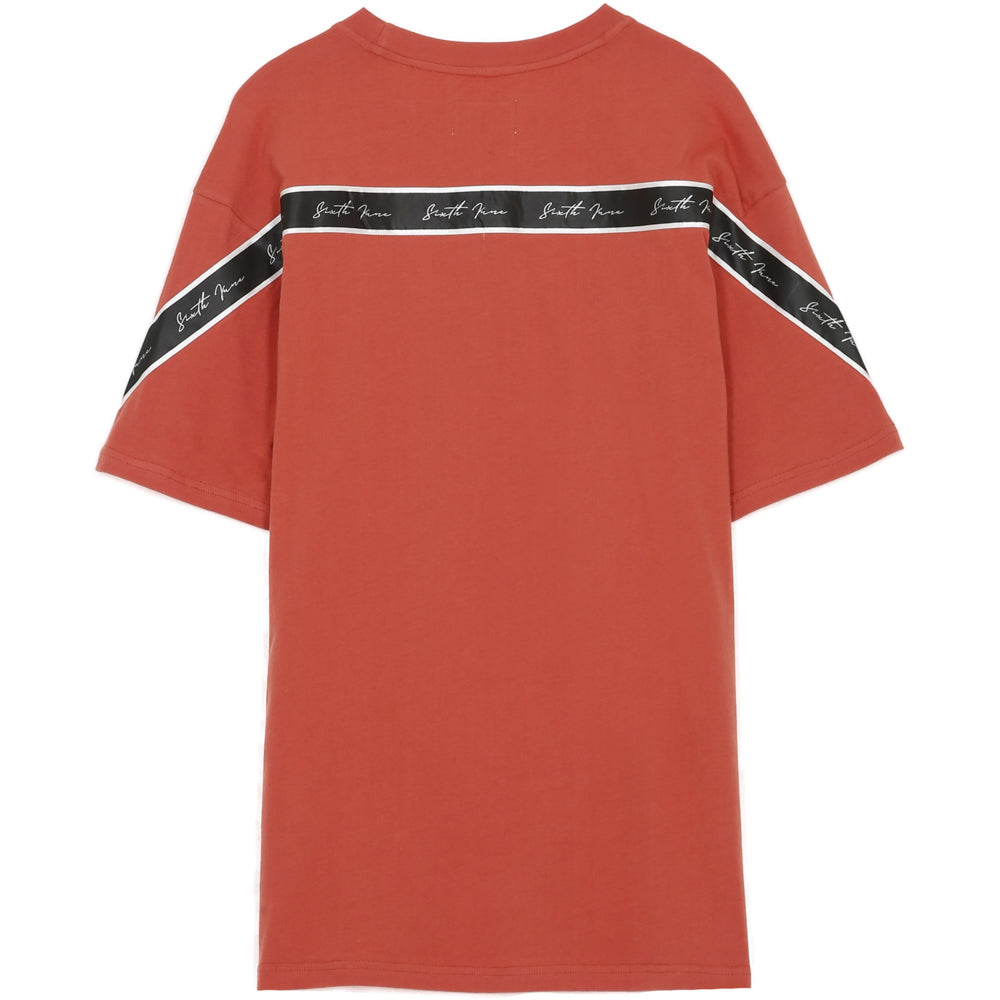 Sixth June - T-Shirt bandes dos rouge