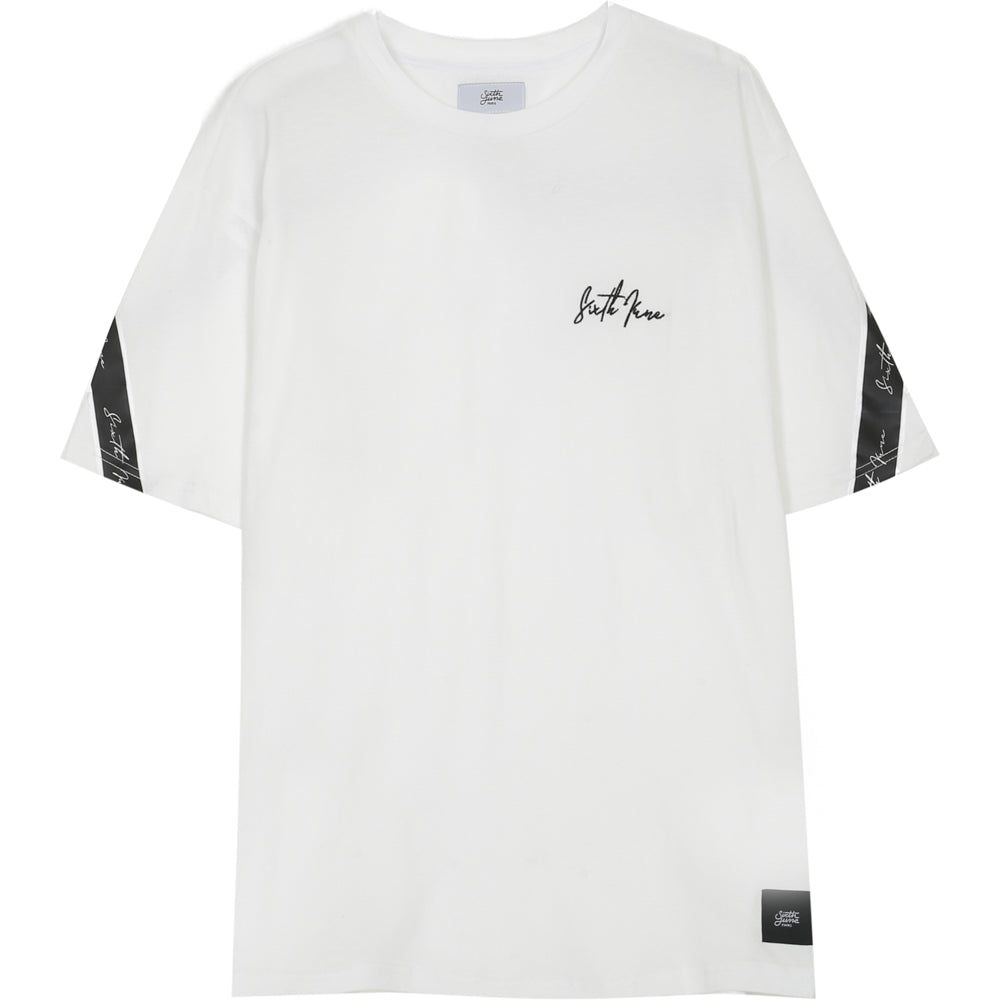 Sixth June - T-Shirt bandes dos blanc