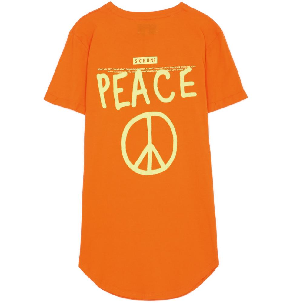 Sixth June - T-Shirt Vision of future orange